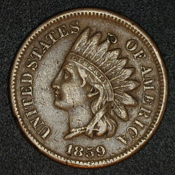 USA. One cent. 1859.