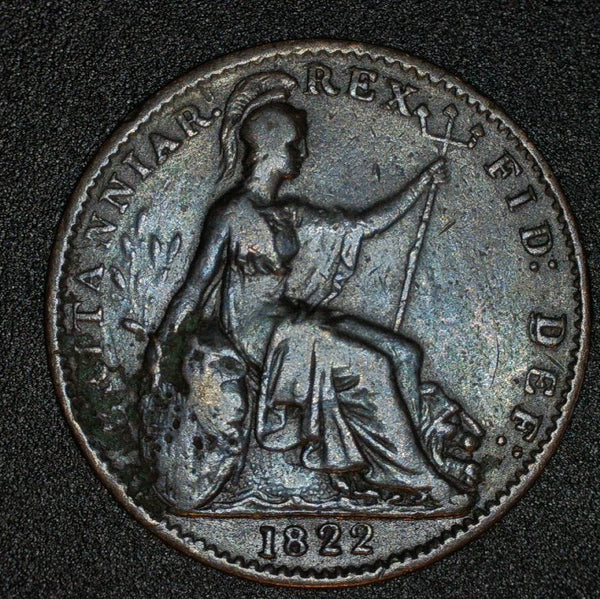 George IV. Farthing. 1822