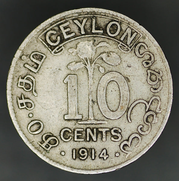 Ceylon. 10 cents. 1914