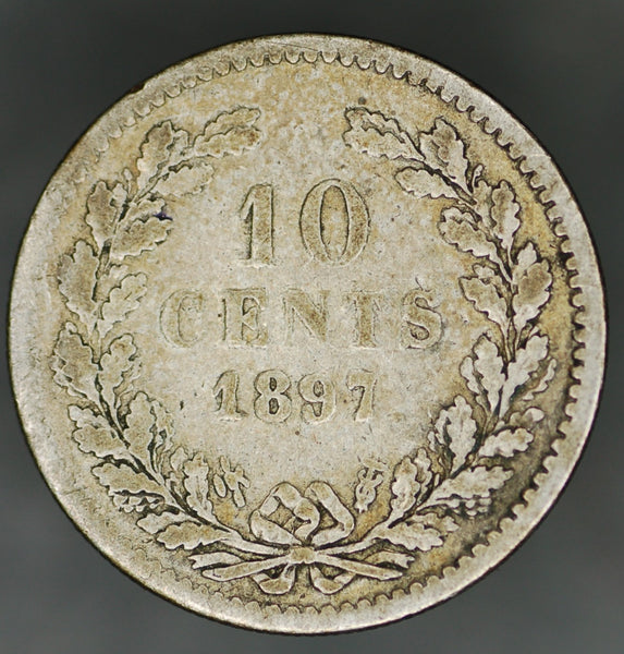 Netherlands. 10 cents. 1897