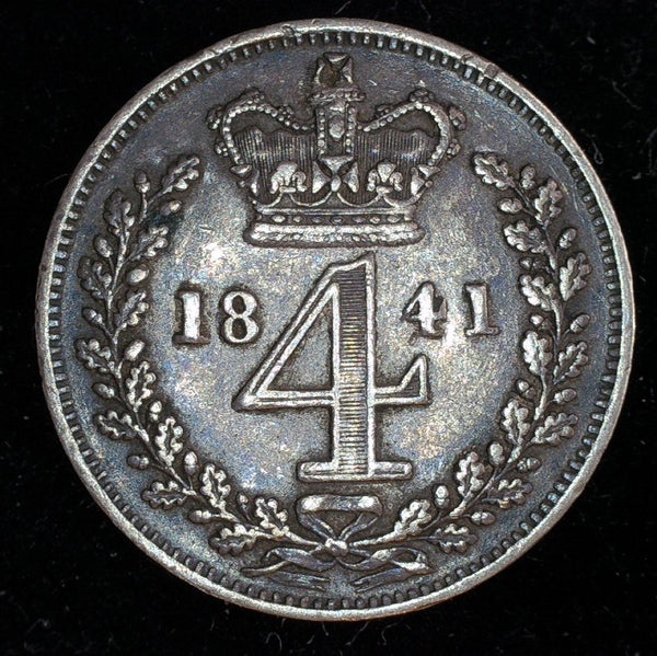 Victoria. Maundy Four Pence. 1841