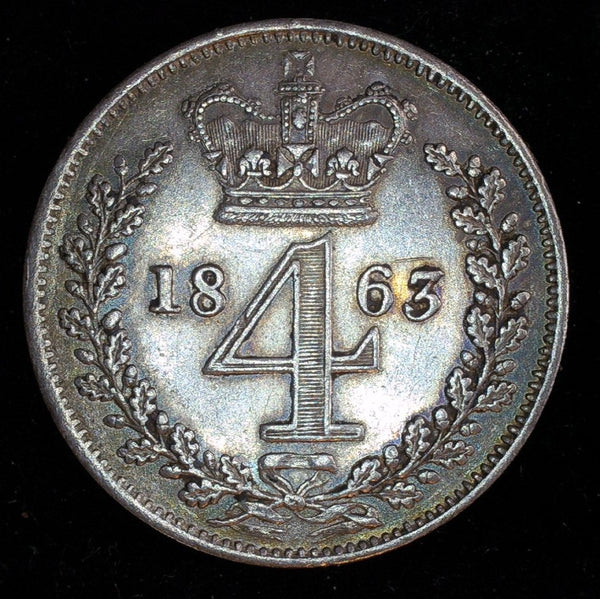 Victoria. Maundy Four Pence. 1863