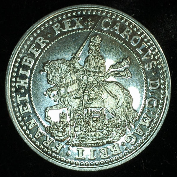 Millionaires collection. Charles 1st Oxford crown. 22ct gold.