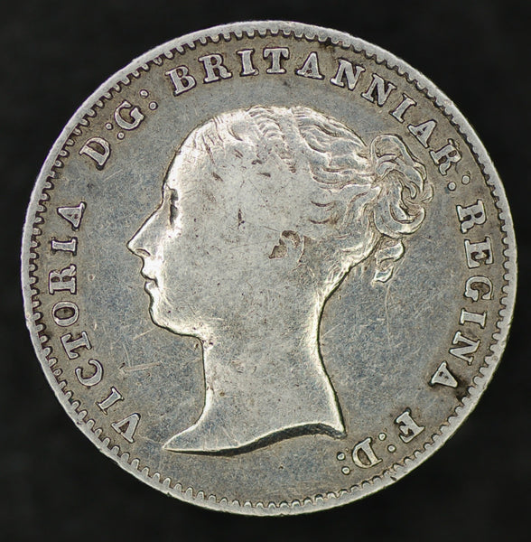 Victoria. Four pence. 1843