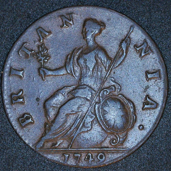 George II. Halfpenny. 1749