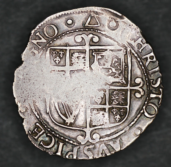 Charles 1. Shilling. MM Triangle