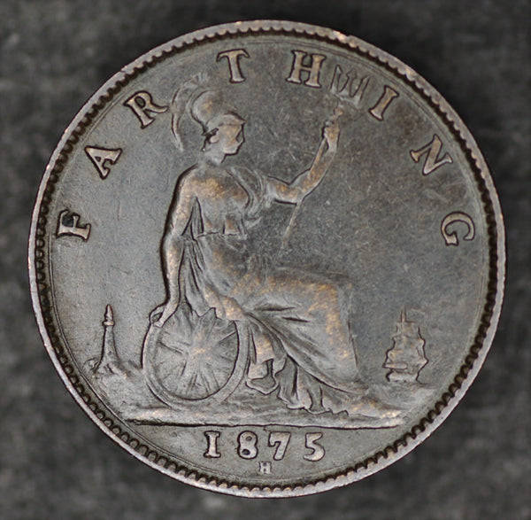 Victoria. Farthing. 1875H