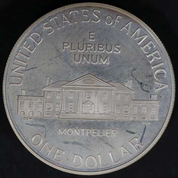 USA. Silver proof commemorative dollar. 1993