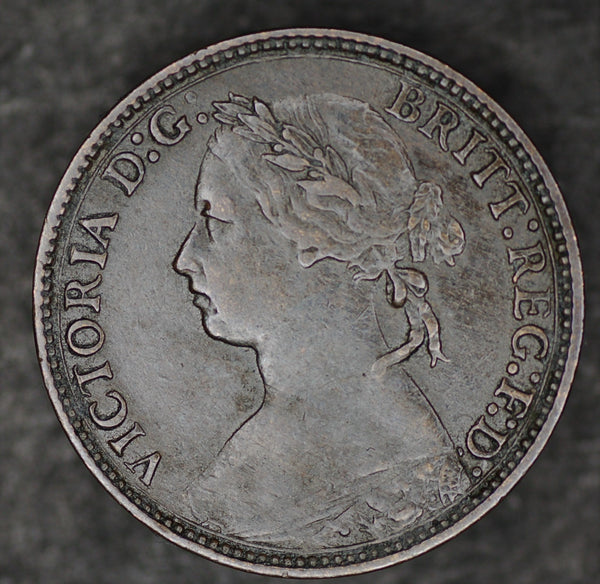 Victoria. Farthing. 1875H