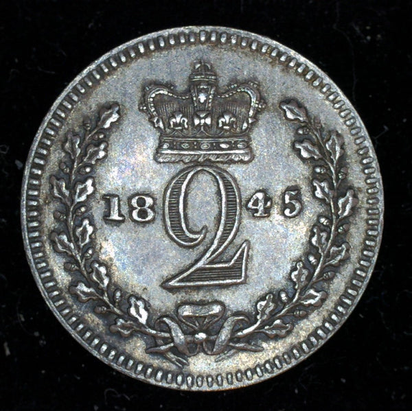 Victoria. Maundy Two Pence. 1845