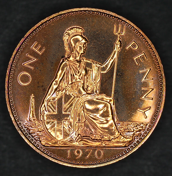 Elizabeth II. Penny. 1970
