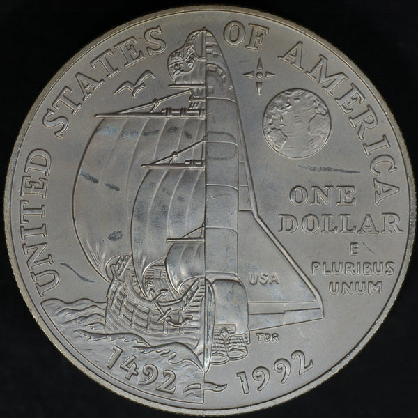 USA. Silver commemorative dollar. 1992