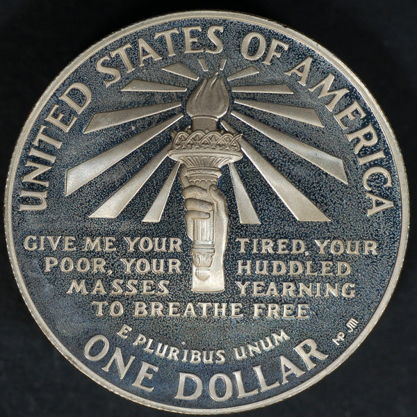 USA. Silver proof commemorative dollar. 1986
