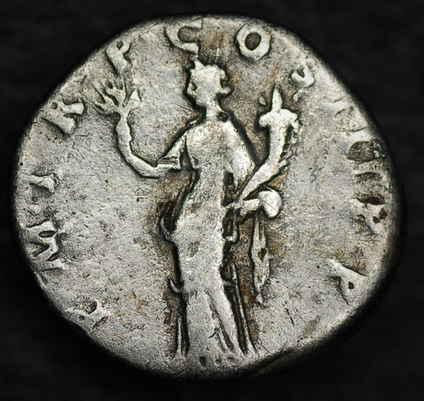 Trajan. Denarius. AD98-117. Pax