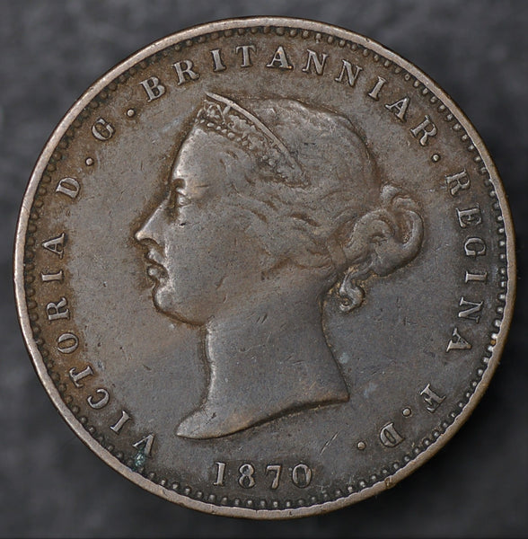 Jersey. 1/26th of a shilling. 1870