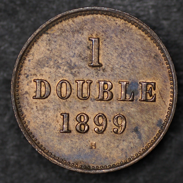 Guernsey. 1 Double. 1899H