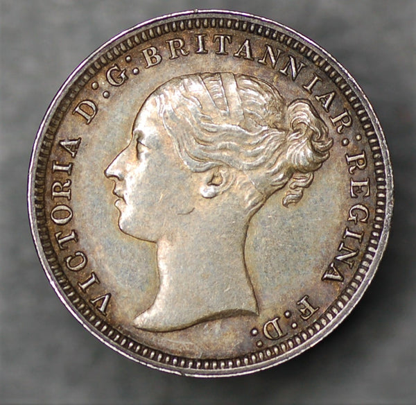 Victoria. Maundy threepence. 1877