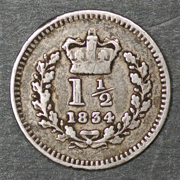 William IV. Three halfpence. 1834