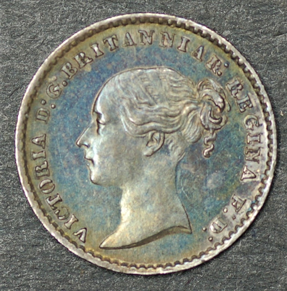 Victoria. Maundy penny. 1877