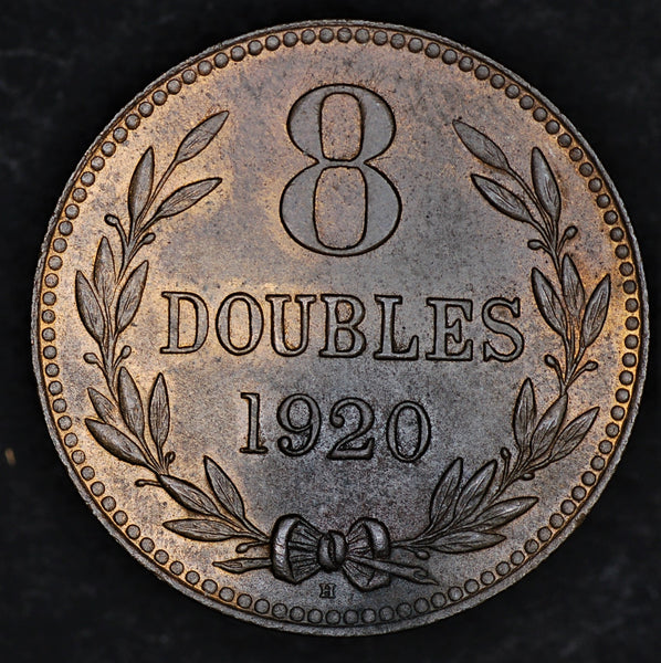 Guernsey 8 Doubles. 1920H