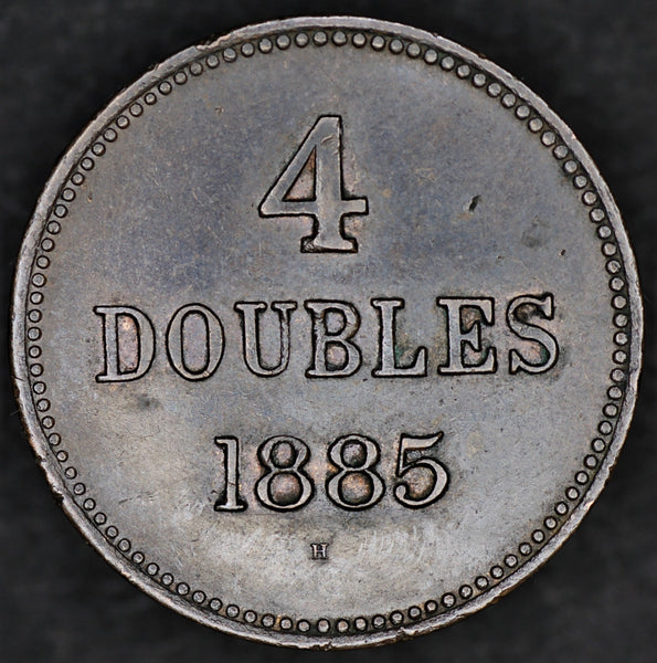 Guernsey 4 Doubles 1885 H