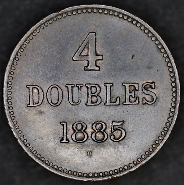 Guernsey 4 Doubles 1885 H