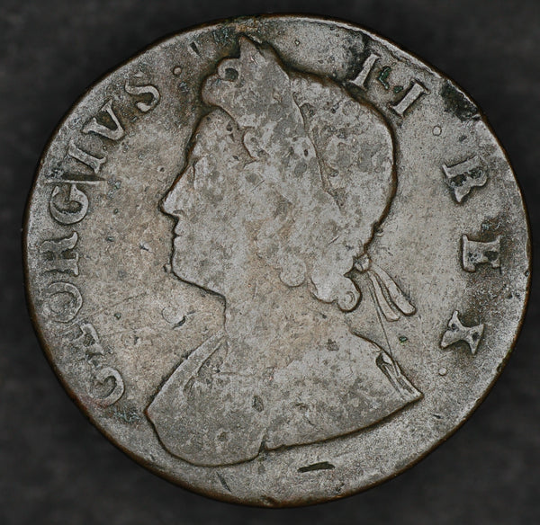 George II. Halfpenny. 1733