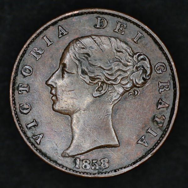 Victoria. Halfpenny. 1858