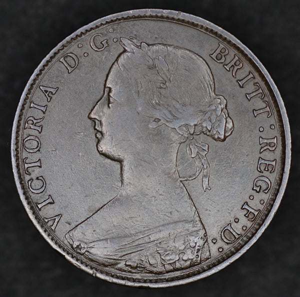 Victoria. Halfpenny. 1861