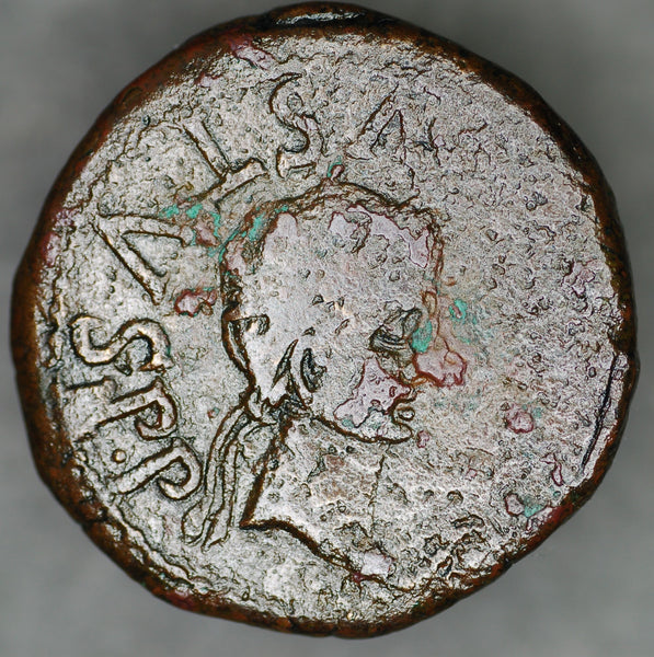 Augustus. AE27. Spain. After 2BC