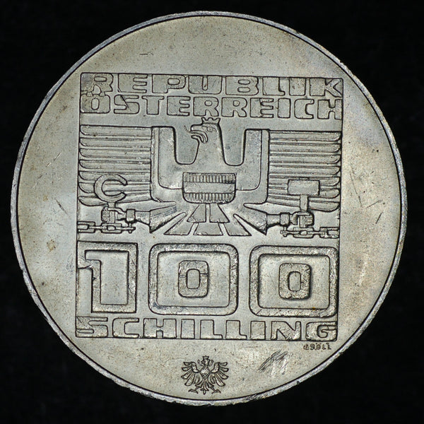 Austria. 100 schillings. 1976