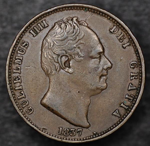 William IV. Halfpenny. 1837
