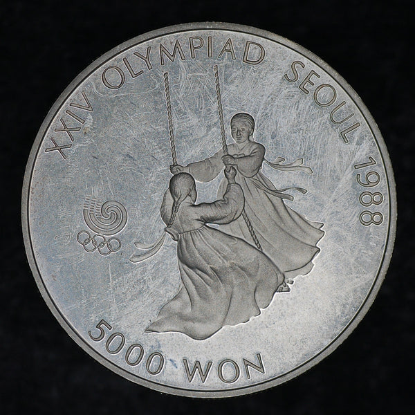 Korea. 5000 Won. 1987