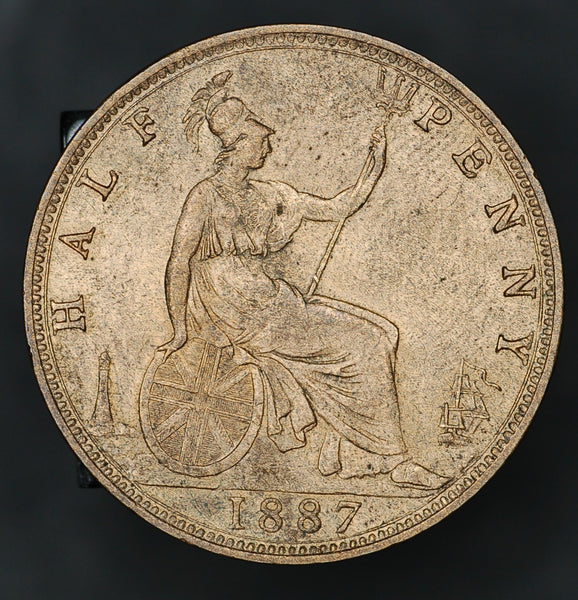Victoria. Halfpenny. 1887