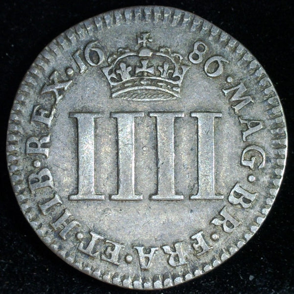 James II. Fourpence. 1686