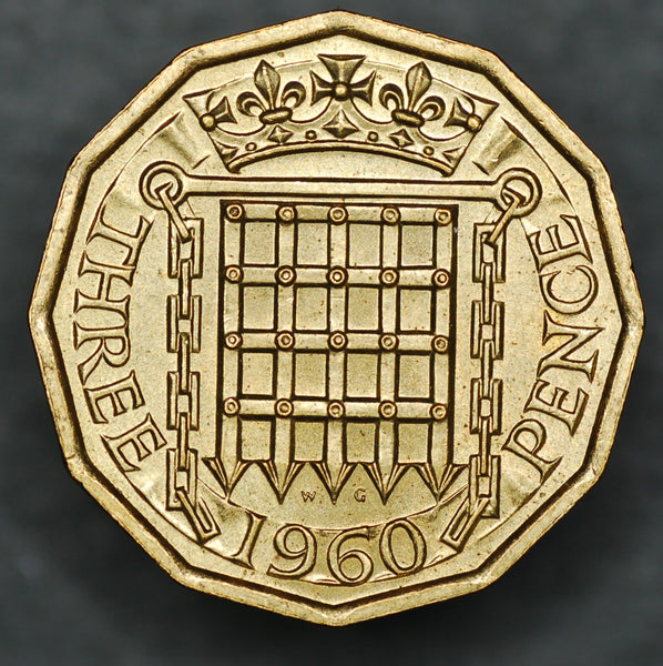 Elizabeth II. Threepence. 1960