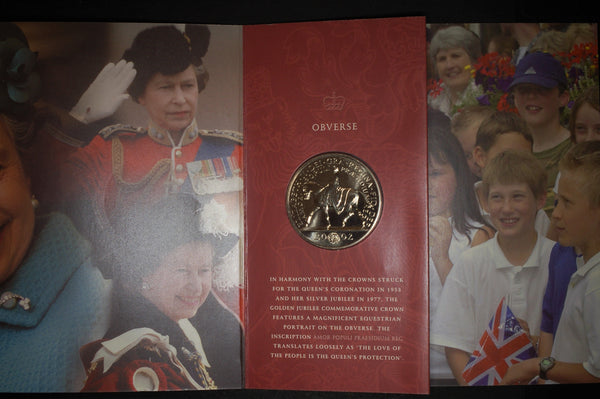 Royal Mint. 5 Pounds. 2002 Golden Jubilee.