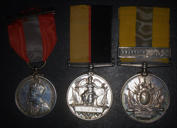 Queens Sudan 1899 pair & ISM. Osborne. Rifle Brigade.