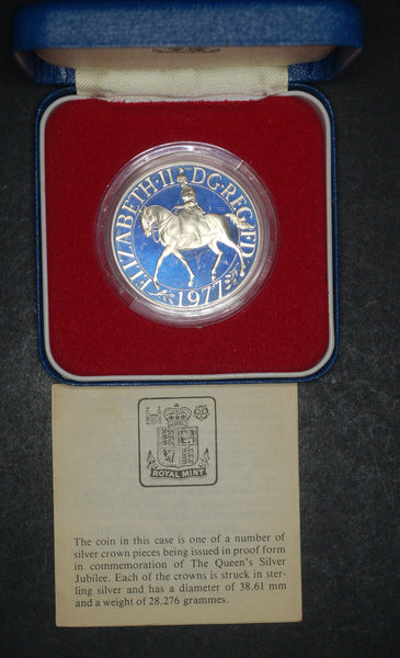 Royal Mint. Silver proof Jubilee crown. 1977