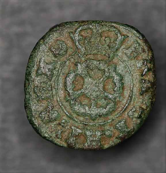 Charles 1. Rose Farthing. 1636-44