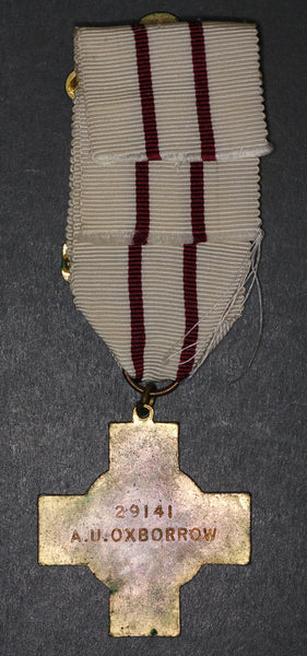 British Red Cross Society medal.