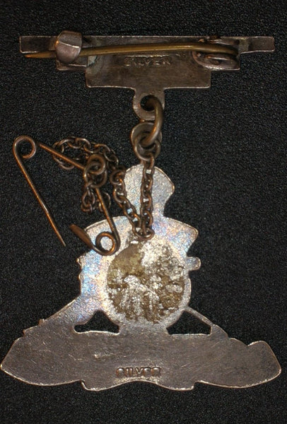 Royal Artillery sweetheart brooch.