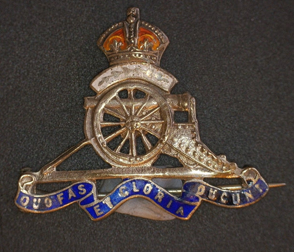 Royal Artillery sweetheart brooch.