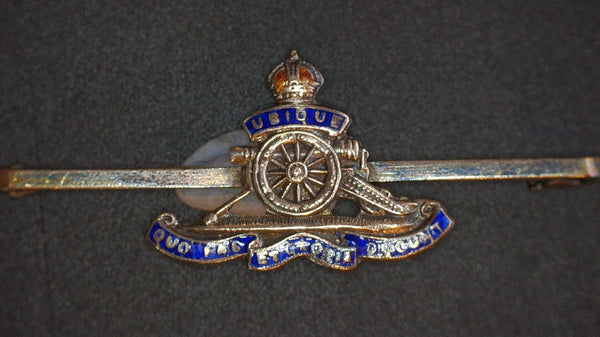 Royal Artillery sweetheart brooch.