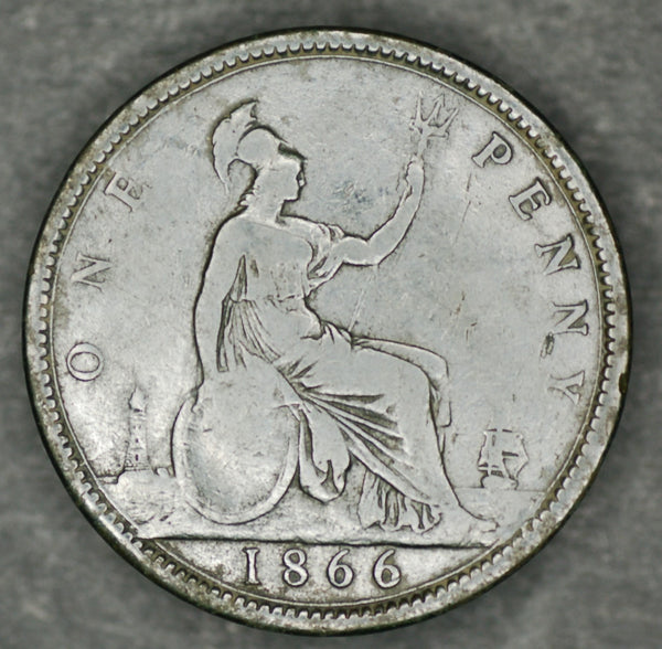 Victoria. Penny. 1866