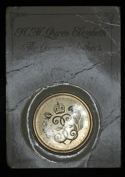 Elizabeth II. 5 pounds. 1990. Queen Mother.