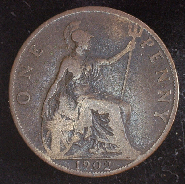 Edward VII. One Penny. 1902. Low tide.