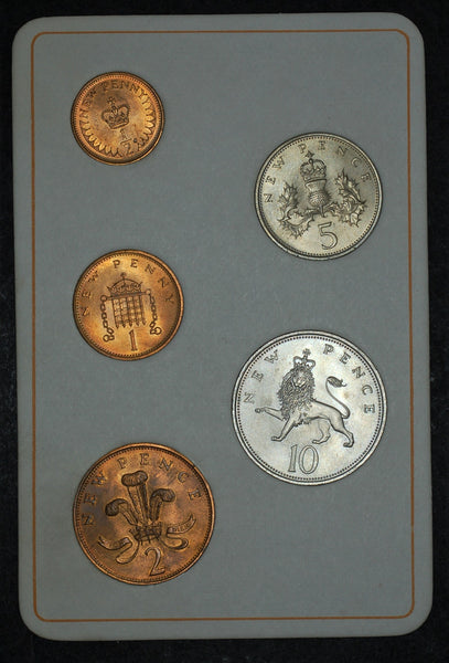 Royal Mint. Britain's first Decimal coins. 1968-71
