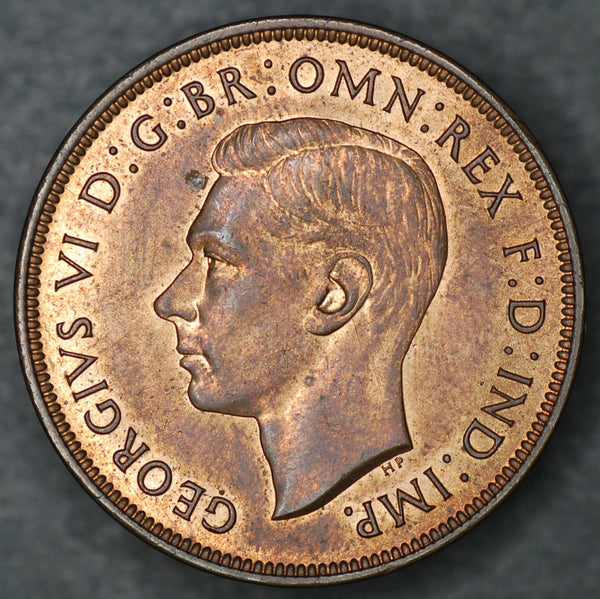 George VI. Penny. 1937