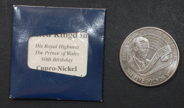 Elizabeth II. 5 pounds. 1998